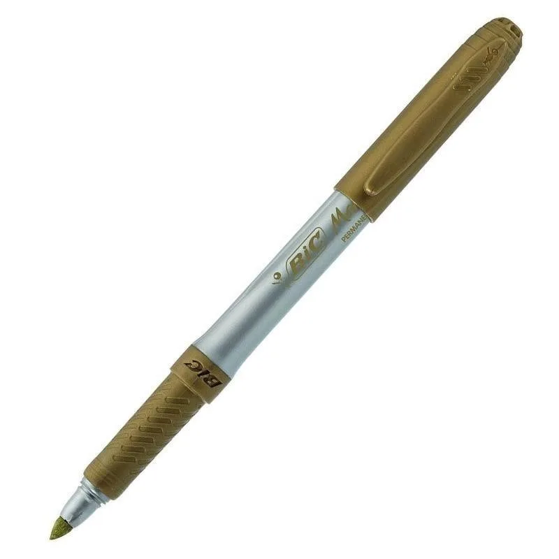 Bic Permanent Marker Kalem Gold 950466