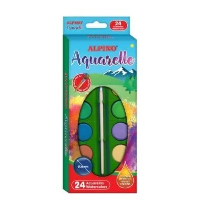 Alpino Aquarelle Suluboya 24"lü Aq-09
