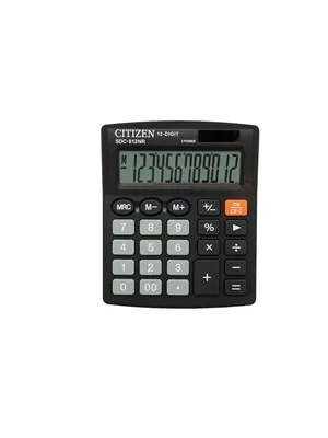 Citizen Scd-812nr Hesap Makinesi Siyah