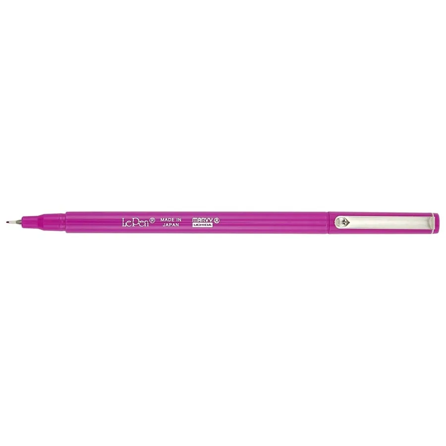Marvy Le Pen 4300 0.4 Mm Extra Fine Uç Keçeli Kalem Metal Klipsli Pale Mauve