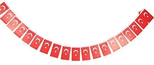 Vatan Kağıt İpli Büyük Boy Bayrak 40 Lı 809