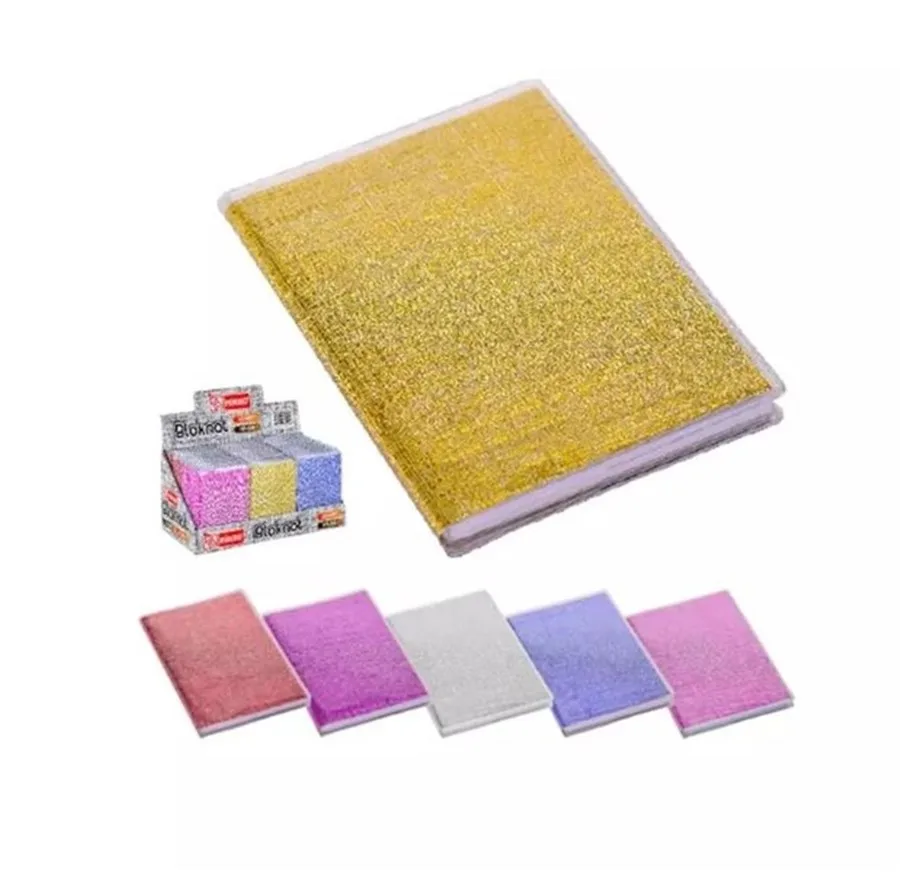 Mikro 9.5x13.5 Cm 64 Yaprak Çizgili Karton Kapak Asetat Koruyuculu Not Defteri Nt-218