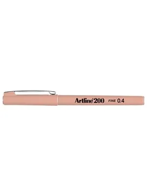 Artline 200n Fıne Keçe Uçlu Yazı Kalemi 0.4 Mm Apricot Lv-a-ek-200n