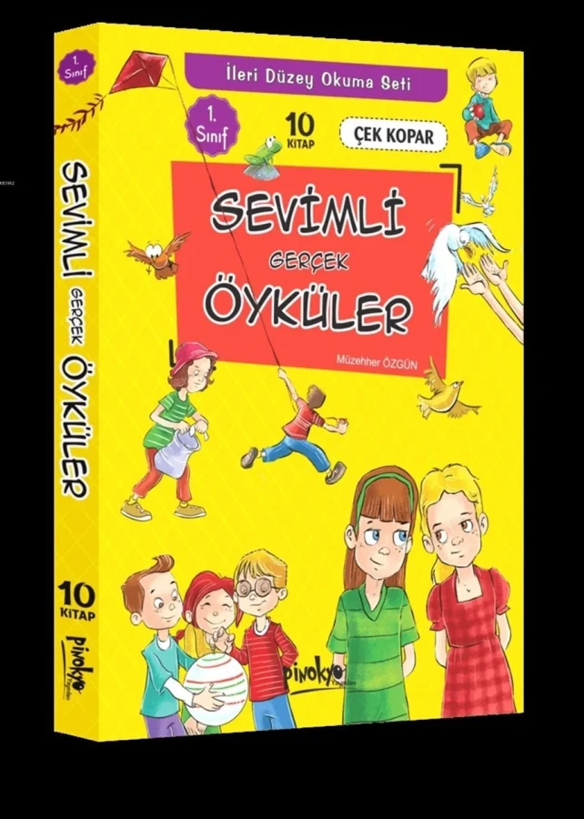 Sevimli Gerçek Öyküler 1.sınıf 10 Kitap - Pinokyo Yayınları