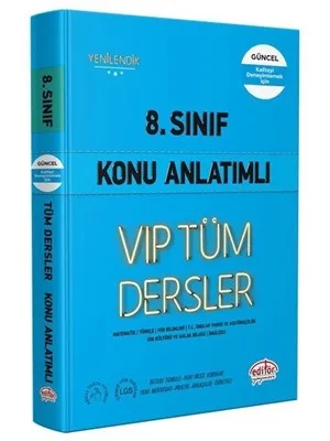 Editör Yay.-2.sınıf Vip Tüm Dersler Konu Anlatımlı 2122