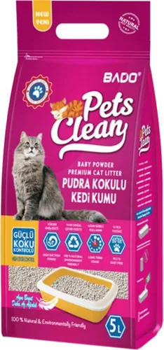 Bado 5lt Pudra Kokulu Kedi Kumu