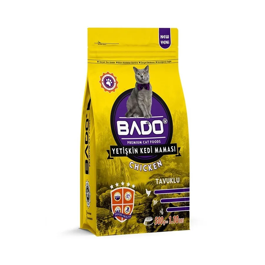 Bado 500 Gr Tavuklu Yetişkin Kedi Maması Kuru