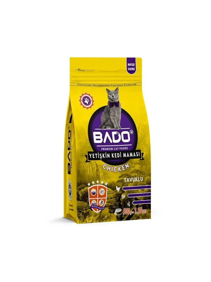 Bado 500 Gr Tavuklu Yetişkin Kedi Maması Kuru