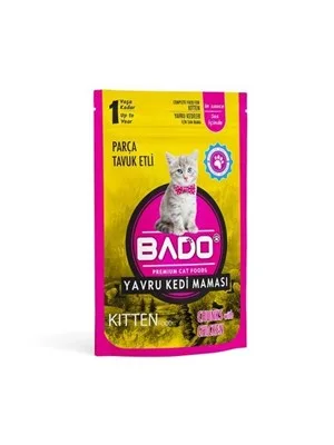 Bado 85 Gr Somon Kısırlaştırılmış Kedi Maması Yaş