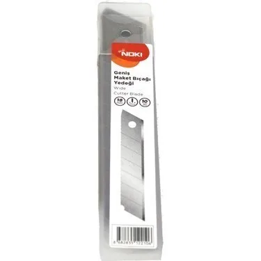 Noki 60 Mmx19 Mm Güvenlikli Maket Bıçağı Yedeği 10"lu 6600