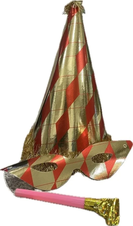 Nedi Katyon Set Yılbaşı Lüx (şapka\gözlük\düdük) Fp-40169