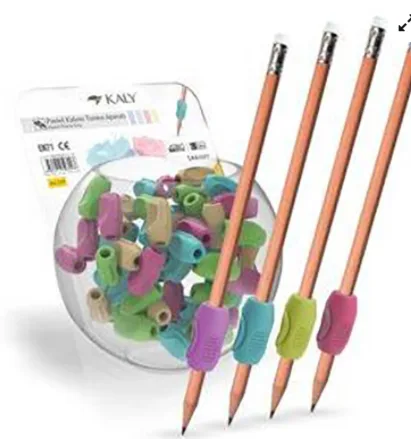 Silka Silikon Kalem Tutacağı Pastel Renkler Art.25p