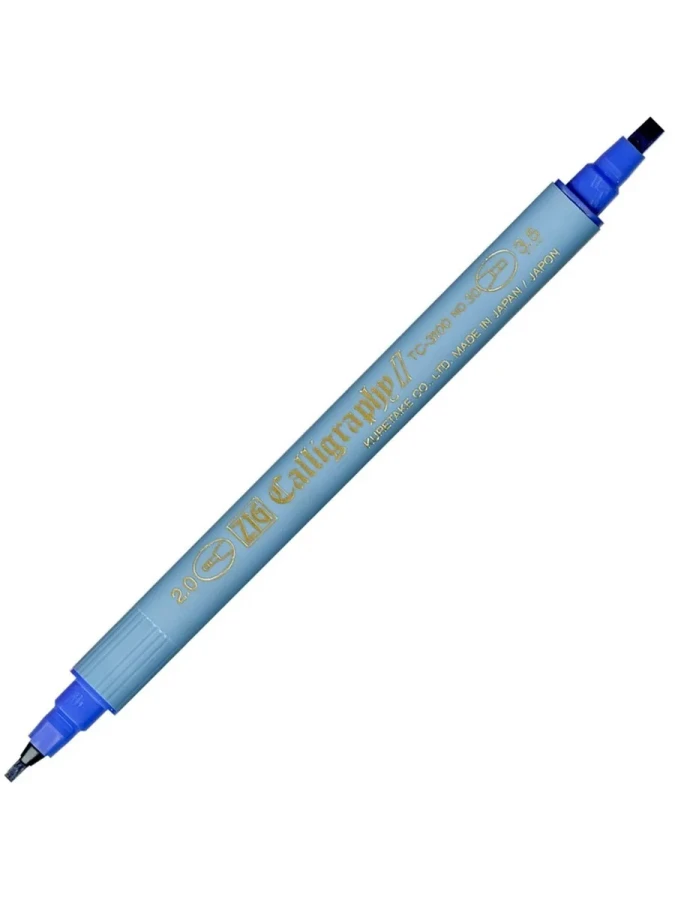 Zig Tc-3100 Kuretake Çift Uçlu Kaligrafi Kalemi 030 Mavi