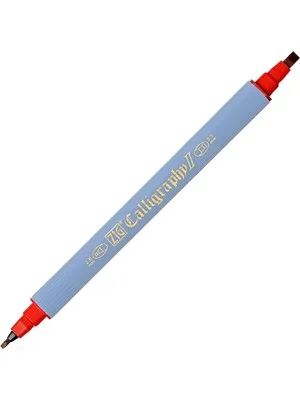 Zig Tc-3100 Kuretake Çift Uçlu Kaligrafi Kalemi 030 Mavi