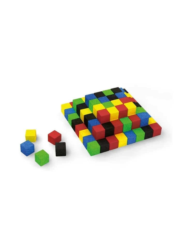 Redka Renkli Ahşap Birim Küpler Rd5459