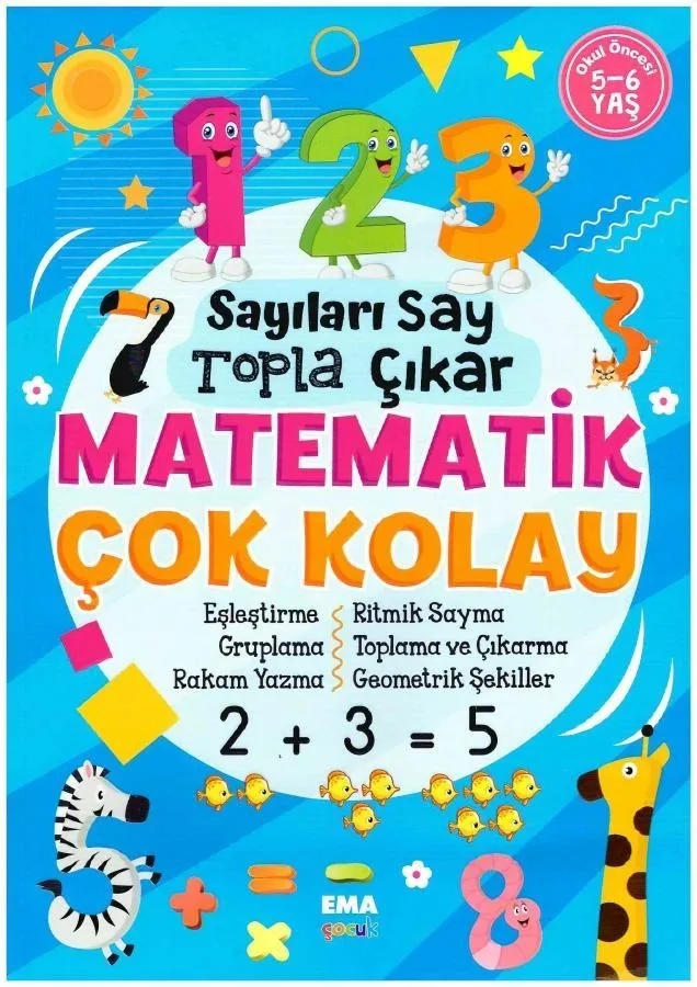 Matematik Çok Kolay - Ema Çocuk Yayınları