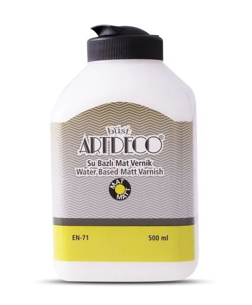 Artdeco 500 Ml Su Bazlı Mat Vernik Y-073l-02
