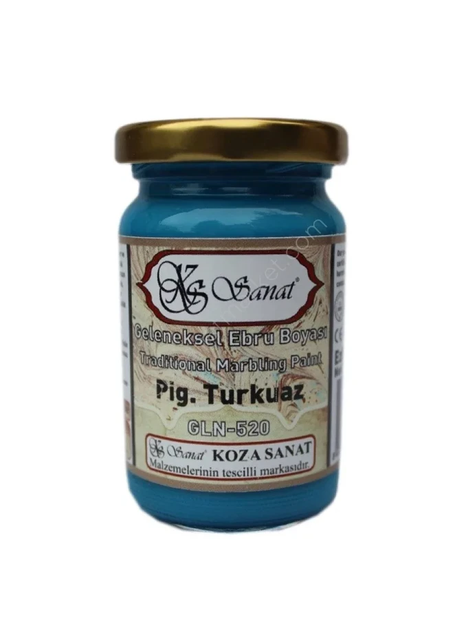 Koza 105 Cc Ebru Boyası Pig.turkuaz Gln-520