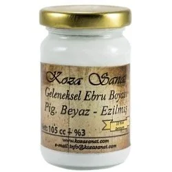 Koza 105 Cc Ebru Boyası Pig.beyaz Gln-100