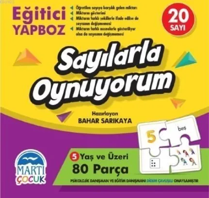 Eğitici Yapboz-sayılarla Oynuyorum-martı Çocuk Yayınları