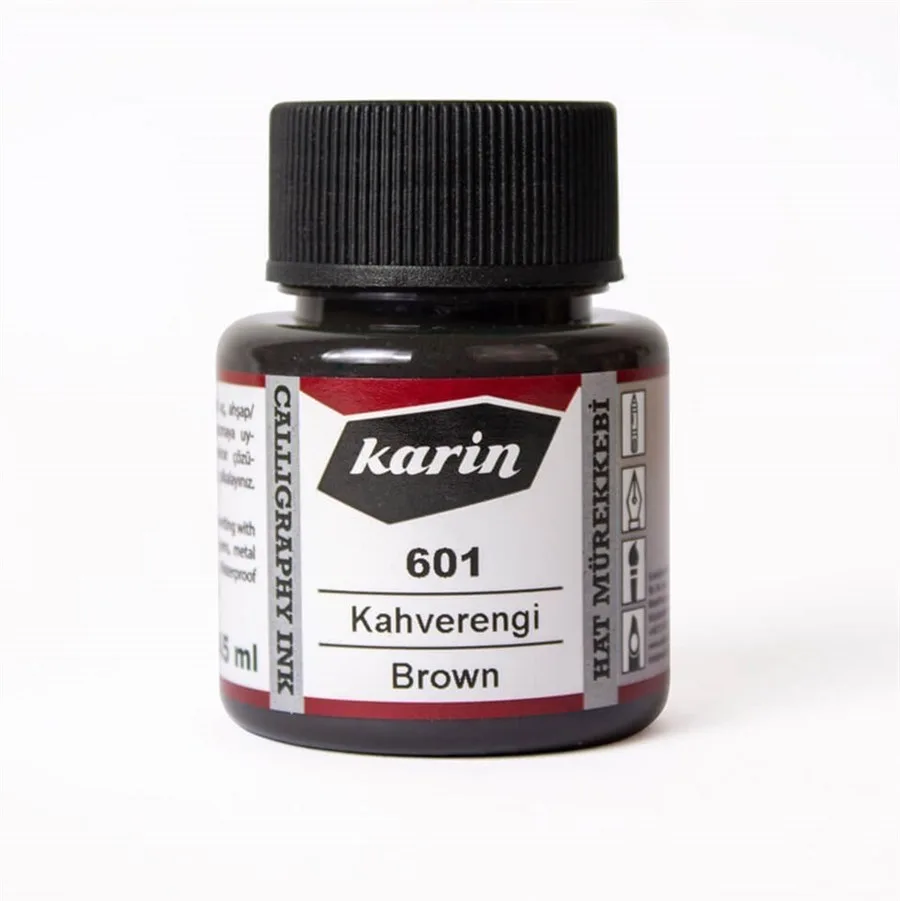 Karin 45 Ml Hat Mürekkebi Kahverengi 601 6210601045