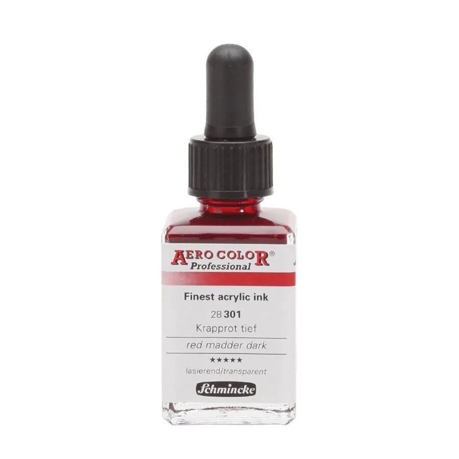 Schmıncke Aero Color 28 Ml Akrilik Mürekkep Red Madder Dark 301 28301023