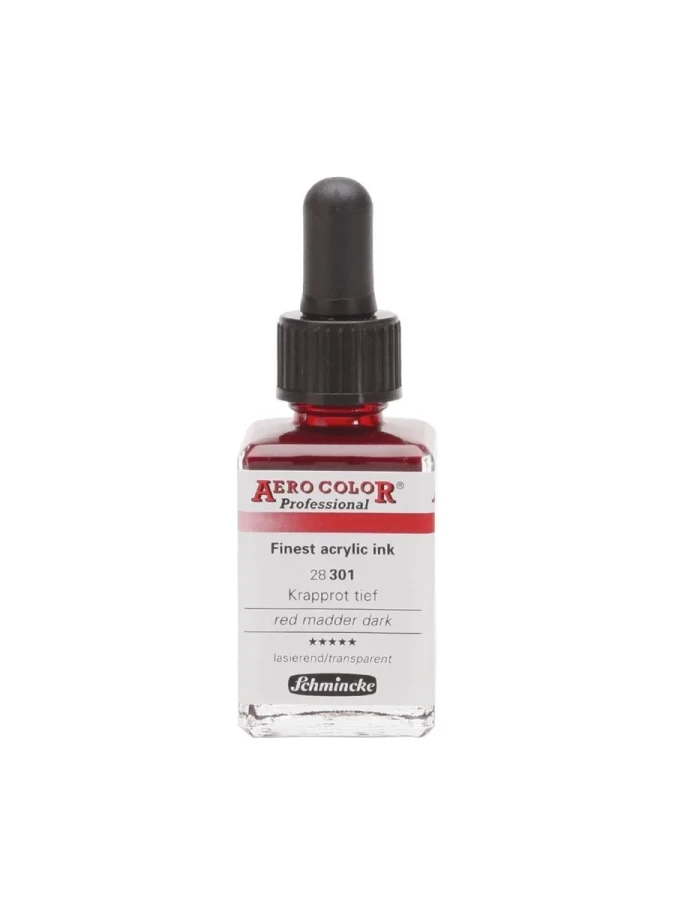 Schmıncke Aero Color 28 Ml Akrilik Mürekkep Red Madder Dark 301 28301023