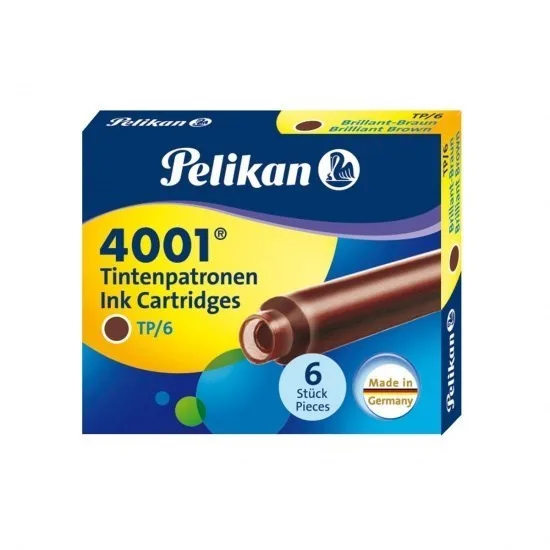 Pelikan Kartuş Kahve 6 Lı 4001