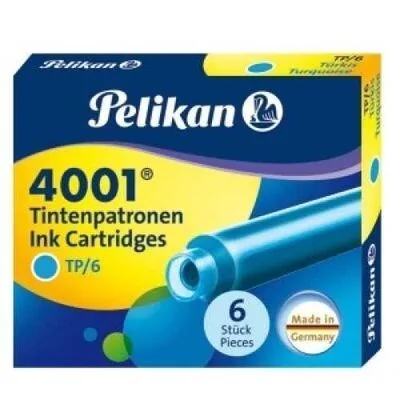 Pelikan Kartuş Turkuaz 6 Lı 4001