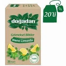 Doğadan Bitki Çayı 20"li Poşet Nane Limonlu