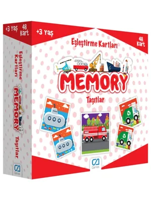 Ca Eğitici Hafıza Kartları - Taşıtlar 48kart Ca.5038