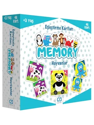 Ca Games Memory Hayvanlar Eşleştirme Kartları 5041-197866