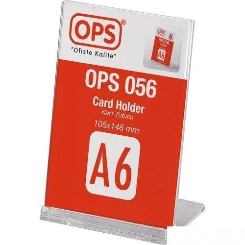 Ops A6 (105x148 Mm) Dikey Afiş Taşıyıcı 056