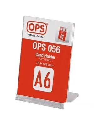 Ops A5(148x210 Mm) Dikey Afiş Taşıyıcı 065