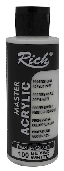 Rich 120 Cc Master Akrilik Boya Beyaz 120-100