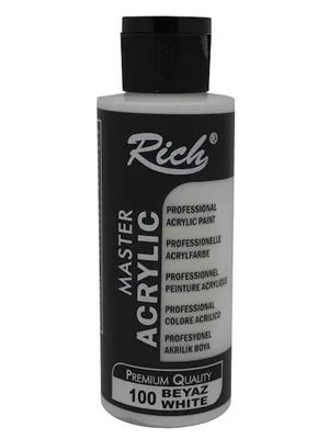 Rich 120 Cc Master Akrilik Boya Beyaz 120-100