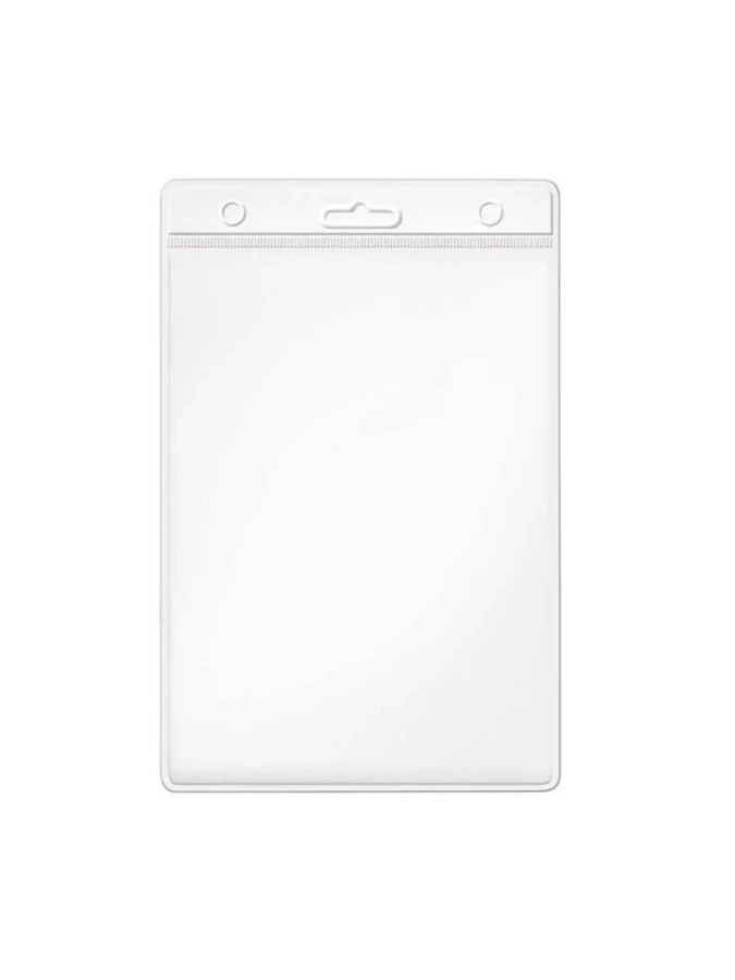 Mas 54x86 Plastik Yaka Kartı Poşeti Dikey Beyaz 3512