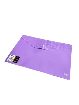 Sensho A4 Çıtçıtlı Dosya Mor Sm A4-02-16-10