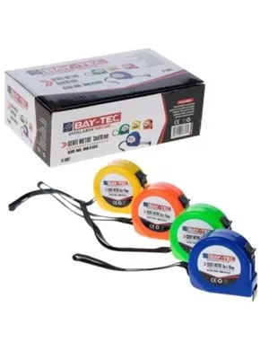Bay-tec Mk4145 3 Metre 16 Mm Krom Şerit Metre