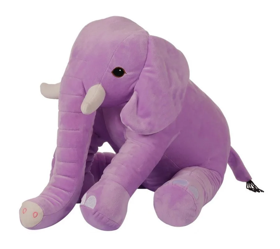 Selay 50 Cm Peluş Fil Lila 1283