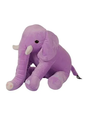 Selay 50 Cm Peluş Fil Lila 1283