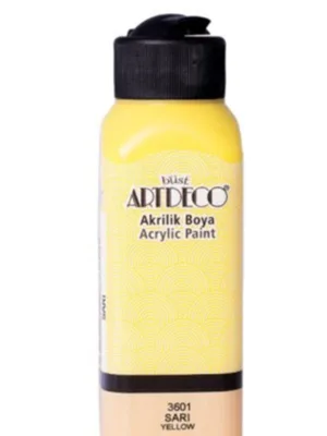 Artdeco 75 Ml Akrilik Boya Sarı 3601