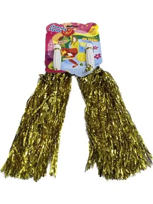 Vagon Ponpon Metalik Altın 2"li 4094