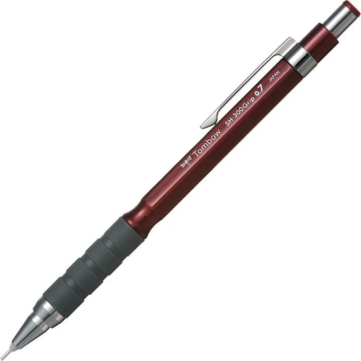 Tombow Grip Sh-300 0.7 Mm Versatil Kalem Burgundy Sh-gr31r7