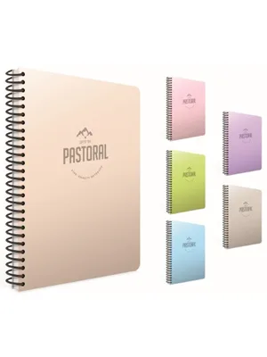 Gıpta Pastoral A4 Pp Kapak Spiralli Defter Kareli 200 Yp 5555