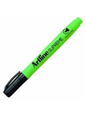 Artline Supreme 4.0 Mm Kesik Uç Fosforlu Kalem Floresan Green Epf-600