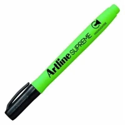 Artline Supreme 4.0 Mm Kesik Uç Fosforlu Kalem Floresan Green Epf-600