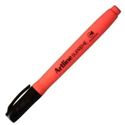 Artline Supreme 4.0 Mm Kesik Uç Fosforlu Kalem Floresan Red Epf-600