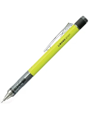 Tombow Mono Graph 0.7 Mm Shake Mekanik Versatil Kalem Neon Yellow Mg53r7