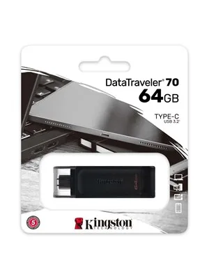 Kingston Dt70 64 Gb Usb-c 3.2 Gen Type-c Flash Bellek